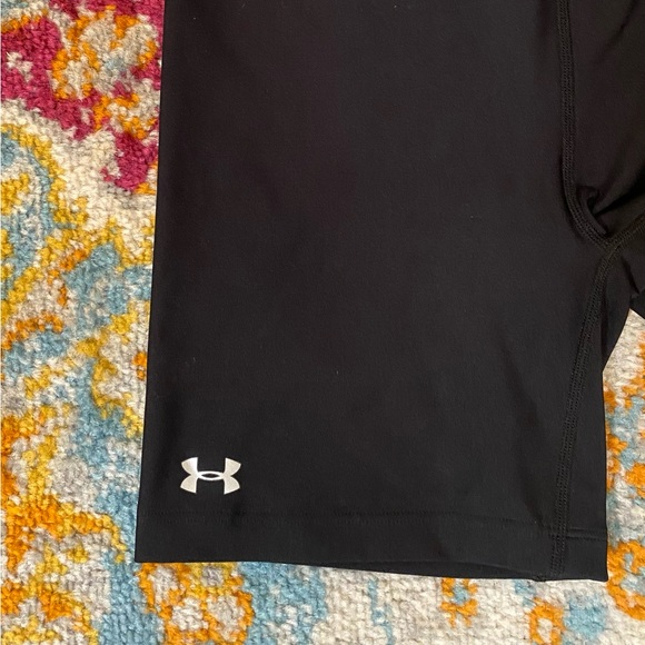 SOLD! Under Armour HeatGear Compression Mid Rise Active Shorty Shorts S - Picture 8 of 15